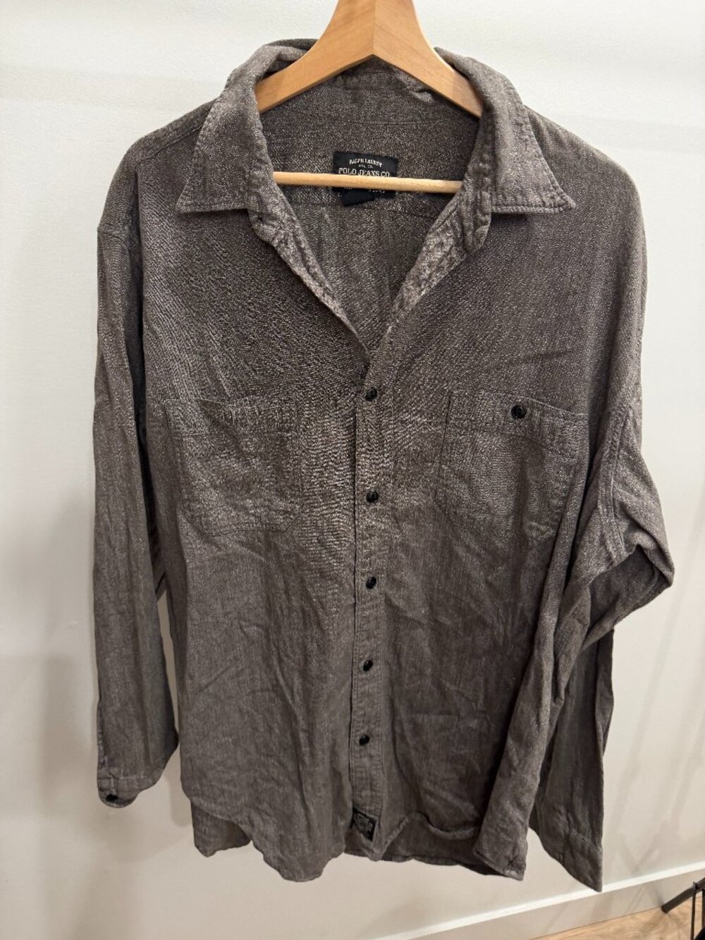 Polo Jeans Co. Ralph Lauren Men's Long Sleeve Button Down Shirt